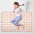 siphylline 52" 34" Cute Peach Animal Extra Large Resuable Changing Pad Covers Highly Absorbent Bed Wetting Pads