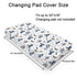 Watercolor Police Vehicles Car Motorcycle Helicopter Changing Pad Covers Police Dogs Fitted Baby Change Table Sheets for Boys Soft Breathable Stretchy Snug Fitted Diaper Changing Mat Cover 32''x16''