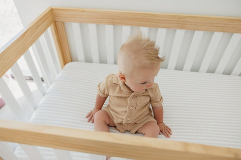 Copper Pearl Premium Knit Crib Sheets for Boys and Girls: Breathable, Soft, Fitted for Standard Mattresses, Baby