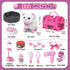 16 Set, 3 4 5 6 7 8 9 Golray Cat Toys for Kids Girls Gift, Electronic Interactive Plush Toy Cat Can Walk and Meow - Pcs