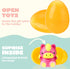 24 JOYIN Pcs Easter Prefilled Eggs with Animals Squishy Toys, Cute Toys for Easter Egg Hunt, Kids Party Favor, Basket