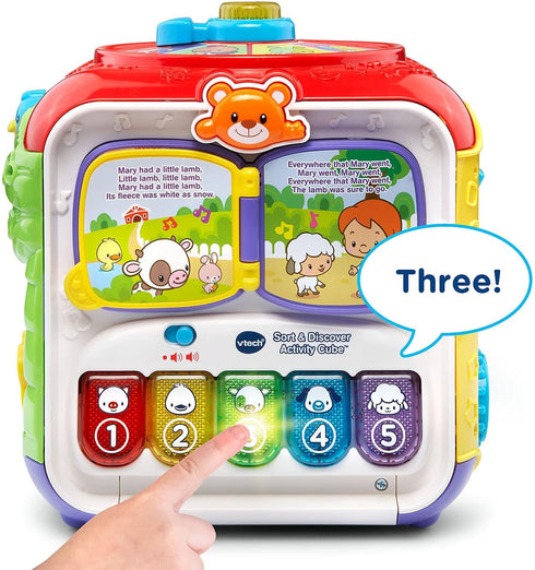 Packaging), VTech Sort and Discover Activity Cube (Frustration Free Red