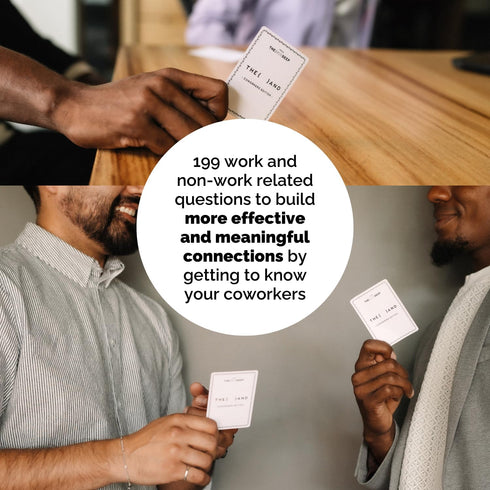 199 Teammates {THE AND} Coworkers Edition - Icebreaker Conversation Cards for Workplace - Team Building Game for Work