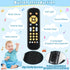 GUIGUZHJ 6 3 6 12 18 Baby TV Remote Control Toy for Months+, Play Remote Musical Toys with Sound and Light, Early