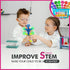 300 Pieces Building Blocks - Kids STEM Educational Toys, Interlocking Discs Sets for Preschool Boys and Girls Aged 3+