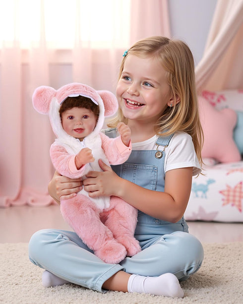 Set 17-22 Inch BABESIDE Reborn Baby Doll Clothes for Babydolls Cute Shark Hoodie Babydoll Clothes for Lifelike Reborn