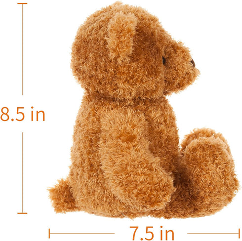 Apricot Lamb 8.5 Inch Brown Bear Plush - Soft Cuddly Stuffed Animal for Child