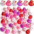 Jerify 96 Pcs 2 Inch Valentine's Day Rubber Duckies Bulk Mini Heart