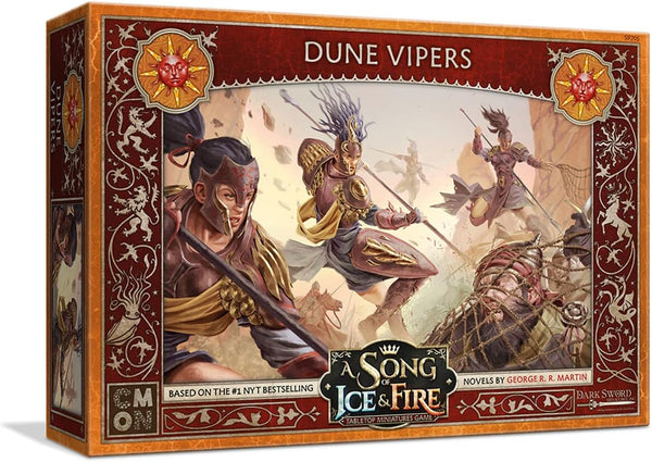 CMON A Song of Ice and Fire Tabletop Miniatures Game Dune Vipers Unit Box - Deadly Assassins of The Sands, Strategy