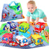 Baby Toys 6 to 12 Months, Soft Car Toys with Playmat Storage Bag, Toddler Toys for 1-2 Year Olds