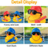 wonuu Car Dashboard Decorations Rubber Ducks, Construction Builder Rubber Ducky for Car Ornament Cute Duck with Tool
