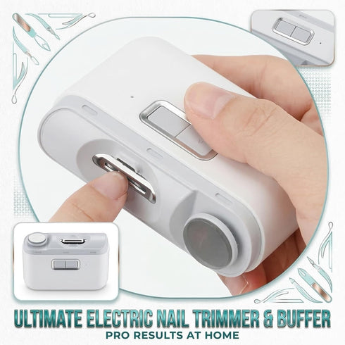Generic 2 in-1 Automatic Nail Clipper, Electric Nail Clipper and Nail Polisher, Electric Baby Nail Clippers