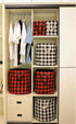 Large Rectangular Decorative Storage Bins - Foldable Laundry Hamper Baskets with Rope Handles for Blankets, Toys