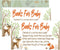 Woodland Creature Books for Baby Shower Request Cards (50 Pack) - Baby Shower Invitation Inserts