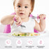 2 Pcs Toddler Utensils Forks and spoons set, Stainless Steel Childrens Silverware for Safe flatware Metal Kids Cutlery set with Round Handle, BPA Free, Anti-Choke Design (Pink) by SFCCMM