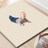 TINYHARBO Premium Foam Baby Play Mat 50" x 50" with Removable Cover,