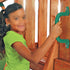 Dolibest Set of 4 Safety Playground Handles - Swing Set Hand Grips for Climbing Frame and Play House (Green)