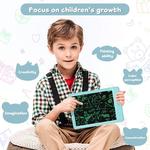 bravokids 10 Inch LCD Writing Tablet for Kids, Erasable Doodle Board for Toddlers, Learning Painting Pads, Christmas