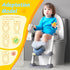 HBTower Potty Training Seat with Step Stool Ladder for Toddlers, Adjustable Kids Toilet Seat with Splash Guard