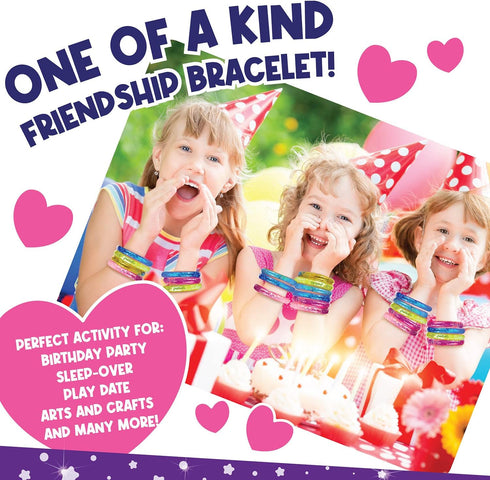 Make Your Own Bracelet Making Kit for Girls, Gifts for 6-10 Year Old Girls, Craft Kits for Ages 8-12, Kids Jewelry