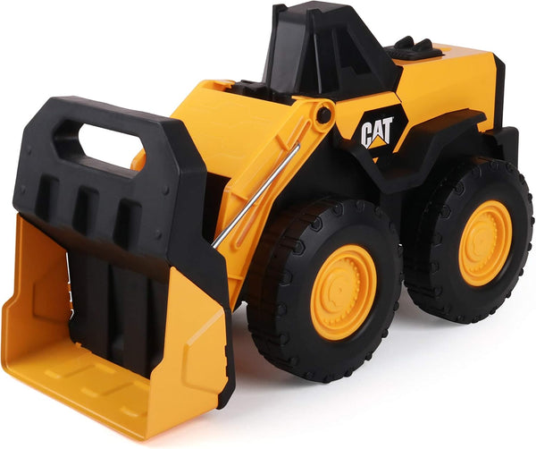 CAT Construction Toys, 16" Steel Front Loader Toy, Durable Educational Toy for Boys Ages 3+