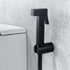 XKHLQLPEF Set Handheld Bidet Sprayer for Toilet, Black Portable Cloth Diaper Sprayer Brass Bathroom Bidet Sprayer Kit