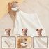 Baby & Infant Essentials - Educational Rattle Toy, Plush Teddy Bear Comforter, Handmade Crochet Animal Soft Toys