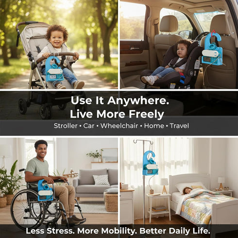 semihacker Feeding Pump Holder for Infinity Pump, Visualization Feeding Tube Holder, Lightweight Hanging G-Tube Breast