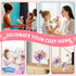 210 30 3+ RISUNTOY Flower Making Kit for Kids with Pieces Create Unique Fabric Flowers | DIY Craft Kit for Ages | STEM