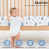 3 Pack 52x28 Baby Crib Sheets for Boys and Girls, Toddler Bed Sheets for Standard Toddler Mattresses, Soft Microfiber