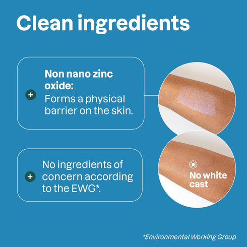 30, 2.1 ATTITUDE Mineral Sunscreen Stick for Kids, SPF EWG Verified, Plastic-Free, Broad Spectrum UVA/UVB Protection