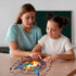 Wooden Puzzles for Adults, Hummingbird Wooden Jigsaw Puzzles, Unique Animal Shape Puzzles, Christmas Thanksgiving Gifts for Family Friend(S-7.9 * 7.9in-100psc)
