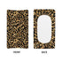 ZDCUSTOM Brown Leopard Changing Pad Cover for Baby Boys Girls, Diaper Change Table Pad Covers, Soft Breathable Fitted