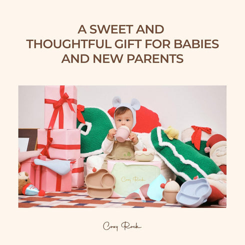 Cozy Rock Set, Set, Silicone Baby Feeding Gelato Collection Baby Led Weaning Supplies, First Self-Feeding Ice Cream