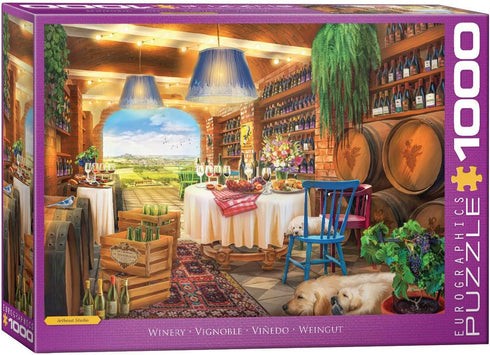 Winery Jigsaw Puzzle by Artbeat Studio