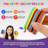 Ziogogco 12PCS Silicone Magnetic Slider Toysfor Adults & Teens, Relieves Stress and Anxiety in Children with Autism. A