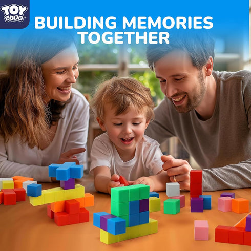 80PCS 3 4 5 6 3-5 4-8 Magnetic Blocks, Magnetic Building Blocks for Kids Ages Year Old, Magnet Cubes, Autism Montessori
