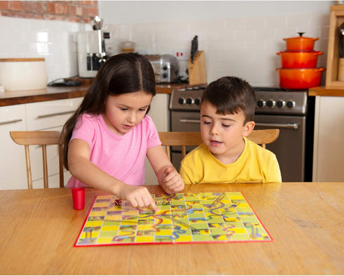 Galt Toys Snakes & Ladders and Ludo - Classic Family Board Game for Ages 3 Years Plus, 2-4 Players