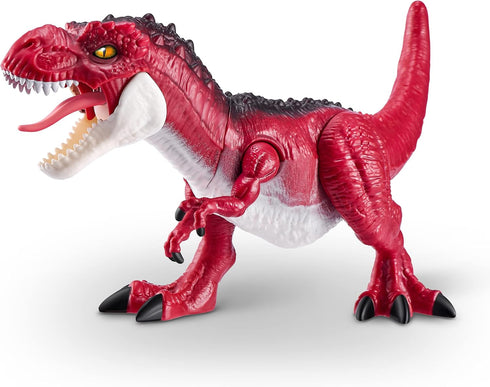 Robo Alive Dino Action T-Rex by ZURU Dinosaur Toys, Real Biting Action, Lifelike Roars Sound, Robotic Interactive