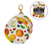 Fruit Round Pacifier Storage Case with Zipper, Portable Pacifier Case for Travel, Diaper Bag & Purse, Pacifier