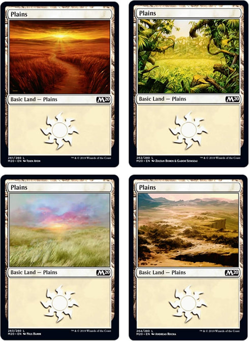 Magic The Gathering Core Set Land Station (400 Cards), Black, 13+ Years