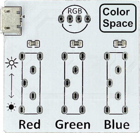 DIY Electronics Training Board, RGB Soldering Practice Kit