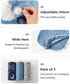 100% 3 Pack 0-3 Unnivoll Baby Swaddles for Newborns with Zipper, Cotton Newborn Swaddle Sack, Baby Swaddles Months