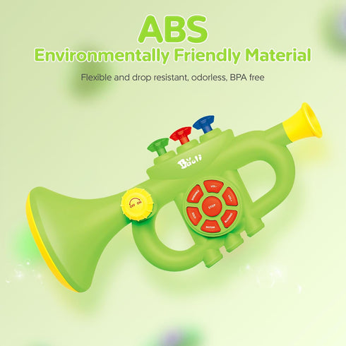 DOLPH HUG 2026 3 4 5 6 7 8, Generic Toddler Musical Trumpet Toy for Kids - Upgraded Musical Enlightenment Instrument