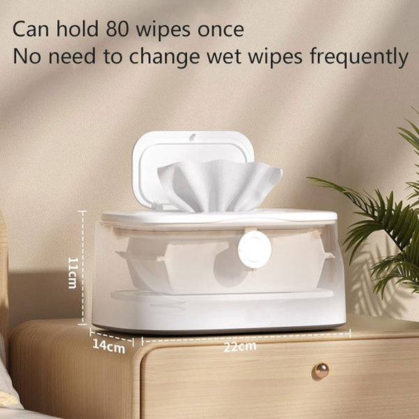 Tizuqe 3 Setting Baby Wipe Warmer with Spring Loaded Designing Large Capacity Quick Heat Temperature with Night Light