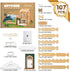 107 4-8 Jovi-mindlyNotchies Pcs Wooden Blocks Toys with Door and Windows,Classic Old Fashioned Toys,Wooden Building