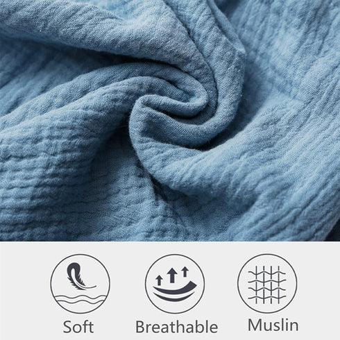 insular Baby Lovey Blanket, Cotton Muslin Security Blanket for Boys and Girls, Soft Breathable Lovie Soothing Towel for