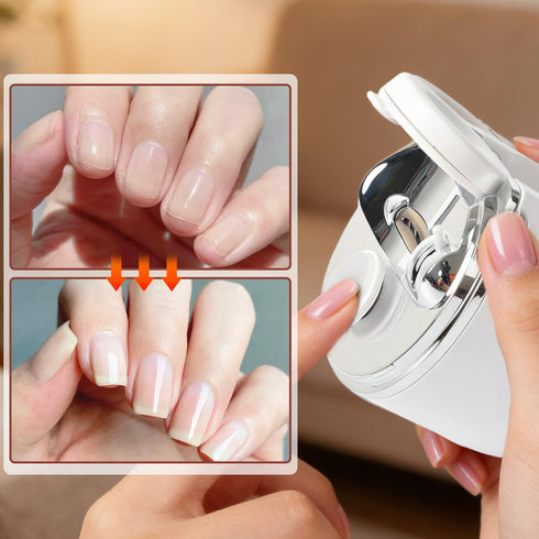 generic 5 1 Trimmer in Automatic Electric Nail Clipper for Seniors Upgraded Adjustable Blade Opening Electric Nail