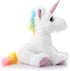 The Petting Zoo Lash'z Unicorn Stuffed Animal - 10 Inch Unicorn Plush Toy, Gifts for Girls