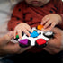 Baby Einstein Curiosity Clutch Fidget Sensory Toy and Pop It Rattle, BPA Free Infant Teether, Age 3 Months+